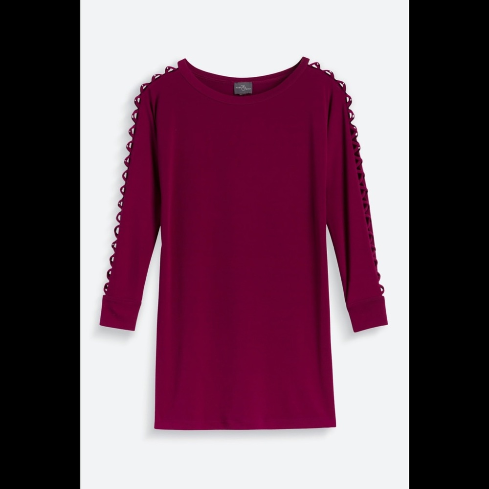 Market & Spruce Pherine Sleeve Detail Knit Top